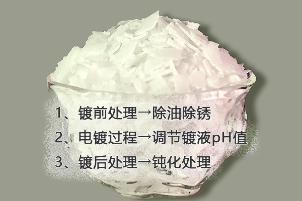 氫氧化鈉在電鍍行業(yè)有哪些作用和用途？
